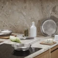 Honeycomb frying pan 28 cm Eva Trio stainless steel - Eva Solo