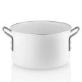 Non-stick pot with ceramic coating Eva Trio White Line 3.8L - Eva Solo