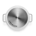 Non-stick pot with ceramic coating Eva Trio White Line 2.5L - Eva Solo
