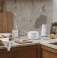 Rondel nieprzywierający z powłoką ceramiczną Eva Trio White Line 1.1L - Eva Solo