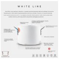 Saute pan with ceramic coating Eva Trio White Line 24 cm - Eva Solo