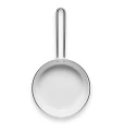 Wysoka patelnia saute z powłoką ceramiczną Eva Trio White Line 24 cm - Eva Solo