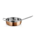 Saute pan copper multilayer Eva Trio Copper 24 cm - Eva Solo