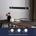 Lampa sufitowa Lilt podłużna listwa w kolorze szczotkowanej stali - Nordlux