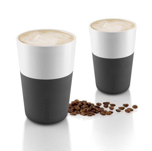 Kubki do latte Black, zestaw 2 sztuki - Eva Solo