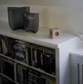 Power cube with usb Square 1 Old Pink - Avolt