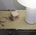 Power cube with usb Square 1 Old Pink - Avolt