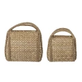 Storage baskets Selma water hyacinth bankuan grass, set of 2 - Bloomingville
