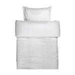 Pościel lniana poszwa na kołdrę 220x220 Sunrise White Premium - Himla
