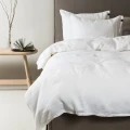 Pościel lniana poszewki na poduszki 50x90 Sunrise White Premium, 2 szt - Himla