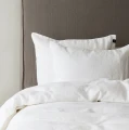 Pościel lniana poszewki na poduszki 50x60 Sunrise White Premium, 2 szt - Himla