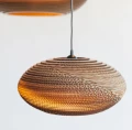 Pendant lamp Scraplights Disc 16 Natural - Graypants