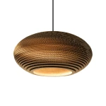 Pendant lamp Scraplights Disc 16 Natural - Graypants
