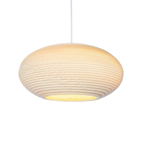 Pendant lamp Scraplights Disc 16 Blonde - Graypants