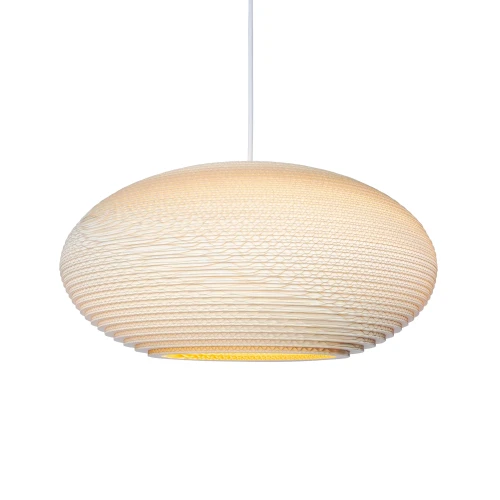 Pendant lamp Scraplights Disc 24 Blonde - Graypants