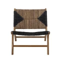 Boho armchair Grant Lounge teak banana leaf - Bloomingville