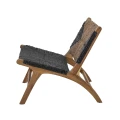 Boho armchair Grant Lounge teak banana leaf - Bloomingville