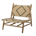 Boho armchair Lennox Lounge teak rattan - Bloomingville