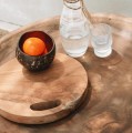 Round teak board Natural 35 - Bazar Bizar