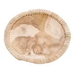 Teak wooden bowl LikeMe L - Bazar Bizar 