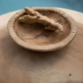 Teak wooden bowl LikeMe L - Bazar Bizar