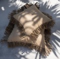 Decorative pillow Bonita 60x60 jute raffia - Bazar Bizar