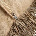 Decorative pillow Bonita 40x40 jute raffia - Bazar Bizar