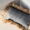 Poduszka dekoracyjna Cotton Bonita 30x50 bawełna rafia - Bazar Bizar