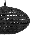 Rattan pendant lamp Rota 36 black - Pomax