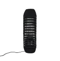 Lampa podłogowa rattanowa czarna Rota 70 - Pomax