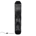 Lampa podłogowa rattanowa czarna Rota 120 - Pomax
