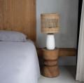 Rattan table lamp Kiska - Bazar Bizar