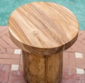 Wooden table Inti teak wood - Bazar Bizar