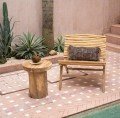 Stolik drewniany Inti drewno tekowe - Bazar Bizar