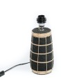 Table lamp Naxos Black seagrass and terracotta - Bazar Bizar