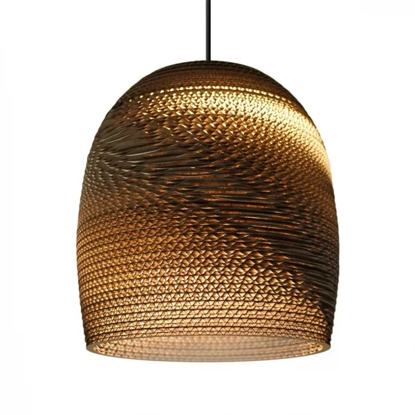 Designer pendant lamp Scraplights Bell10 Natural - Graypants