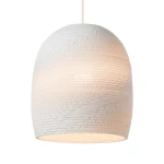Designer pendant lamp Scraplights Bell10 White - Graypants