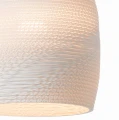 Designer pendant lamp Scraplights Bell10 White - Graypants