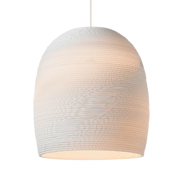 Designer pendant lamp Scraplights Bell16 White - Graypants