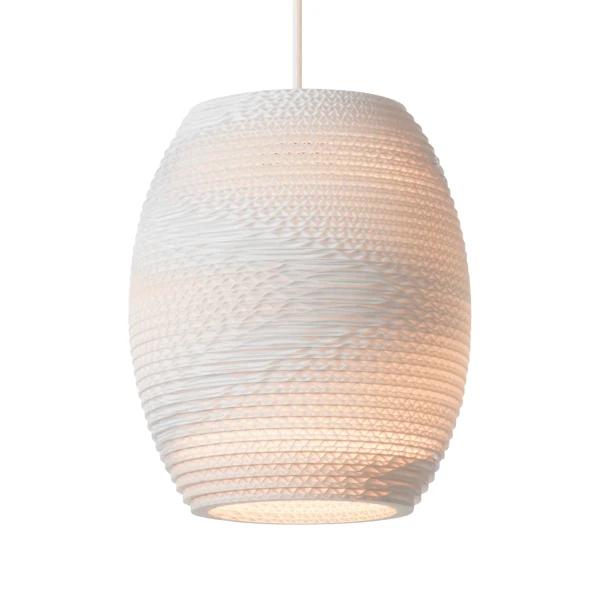 Designer pendant lamp Scraplights Oliv White - Graypants