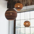 Ball pendant lamp Scraplights Moon18 Natural - Graypants