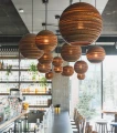 Ball pendant lamp Scraplights Moon14 White - Graypants