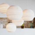 Ball pendant lamp Scraplights Moon18 White - Graypants