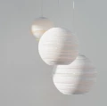 Lampa kula wisząca Scraplights Moon24 White - Graypants