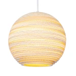 Ball pendant lamp Scraplights Moon10 Blonde - Graypants