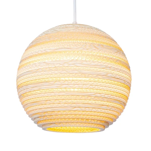 Ball pendant lamp Scraplights Moon10 Blonde - Graypants