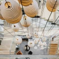 Ball pendant lamp Scraplights Moon24 Blonde - Graypants