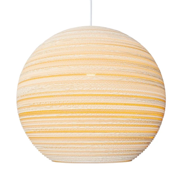 Ball pendant lamp Scraplights Moon24 Blonde - Graypants