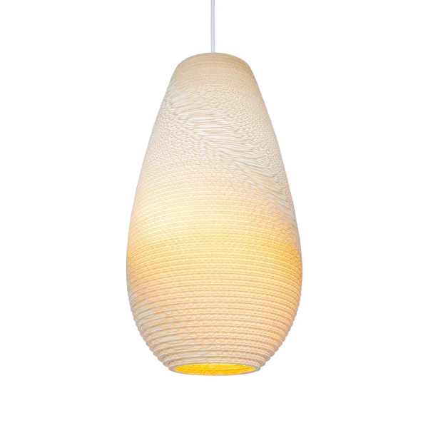 Designer pendant lamp Scraplights Drop18 Blonde - Graypants