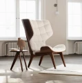 Stolik drewniany Fin dąb Dark Smoked Oak - NORR11